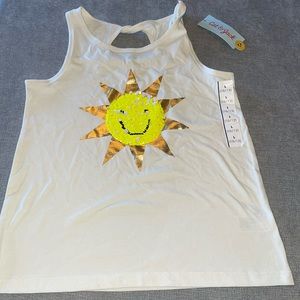 Cat & Jack Girl’s Sequin Sun Tank Top